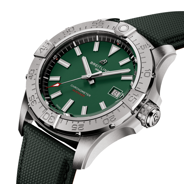 Breitling Avenger Automatic 42mm Watch with Green Strap